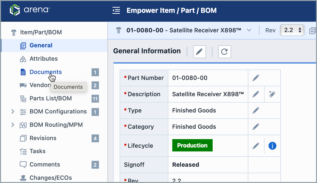 Document Packager Screen