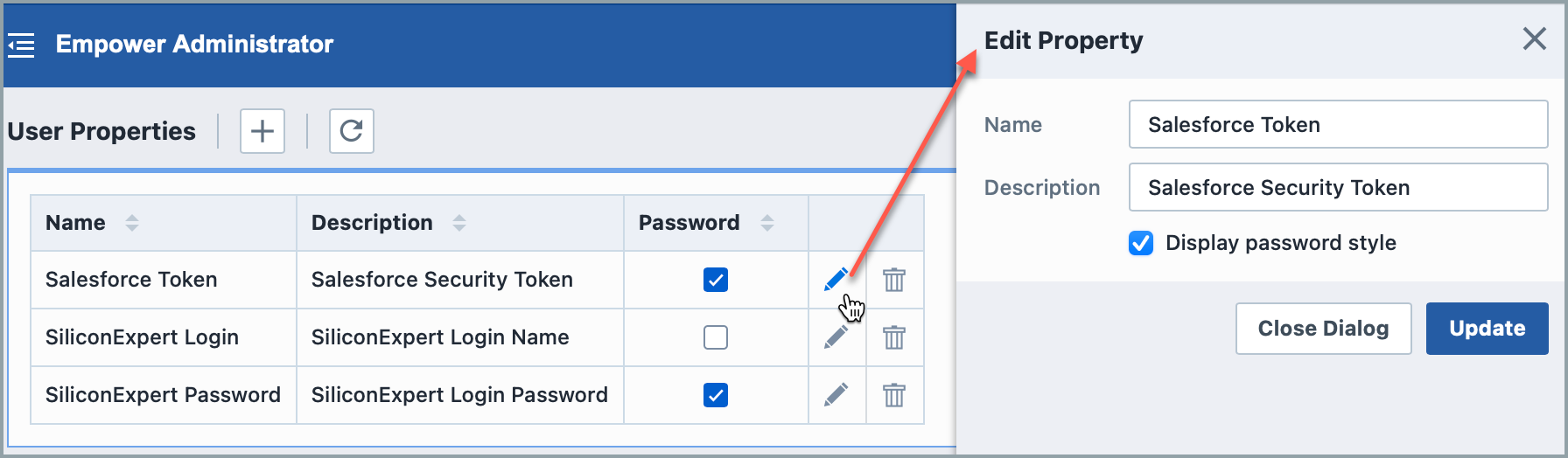 User Properties | Empower Help
