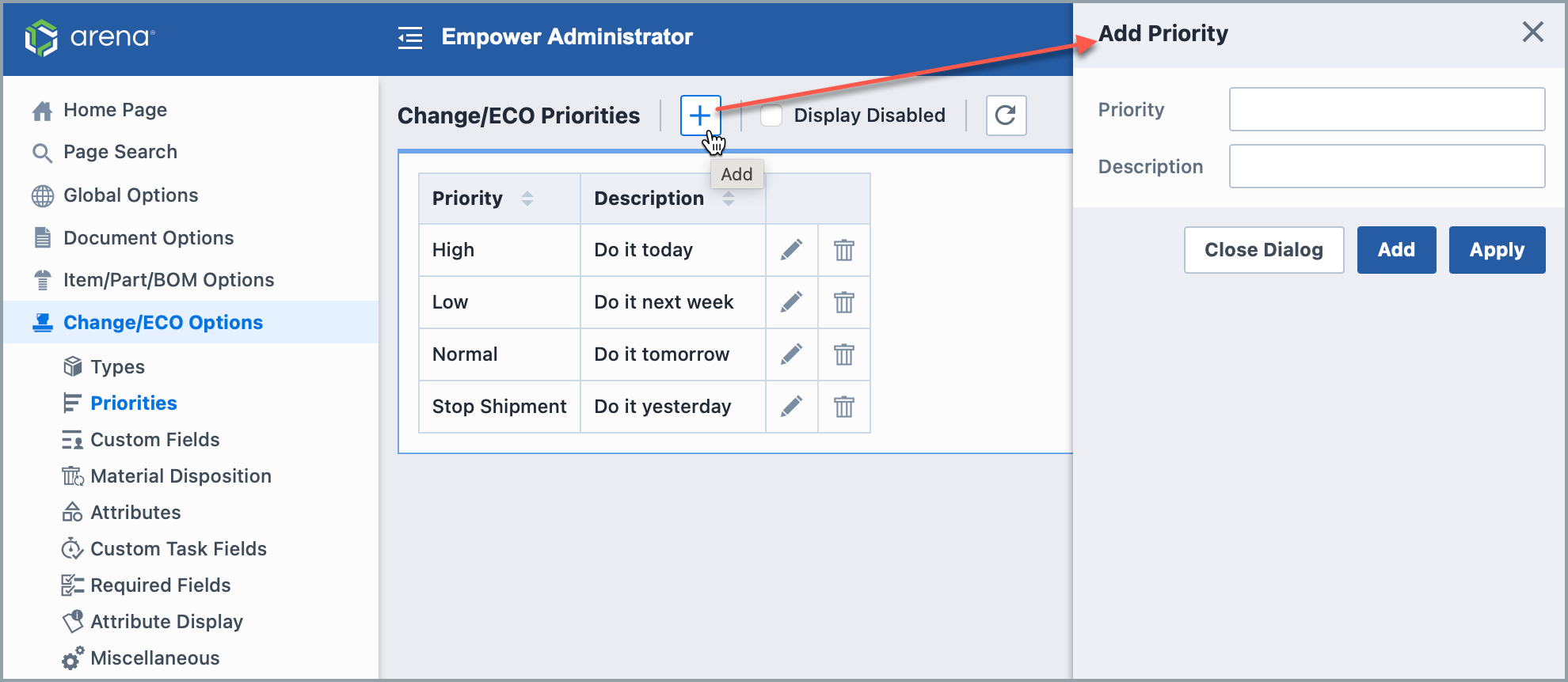 Object Priorities | Empower Help