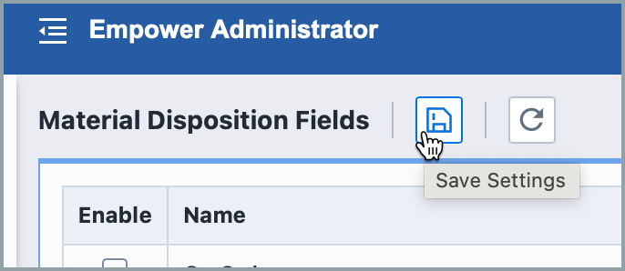 Disposition Fields | Empower Help
