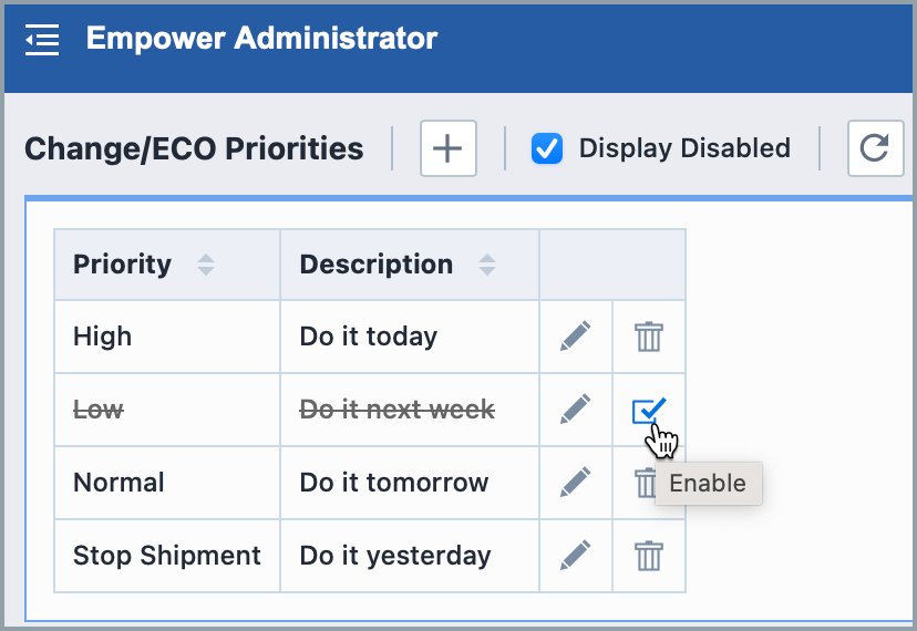 Object Priorities | Empower Help